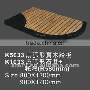 Offset Quadrant Plastic Wood Shower Tray(K5033) thumbnail-1