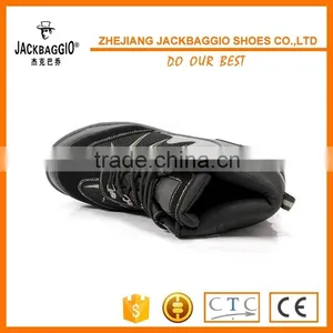 Black Genuine Leather Steel Toe& Midsole Low Cut Safety Shoe Manufacturer Safety Shoes thumbnail-3