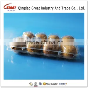 Clear Plastic Kiwi Fruit Packaging Plastic Box PET Plastic Packing Container thumbnail-3