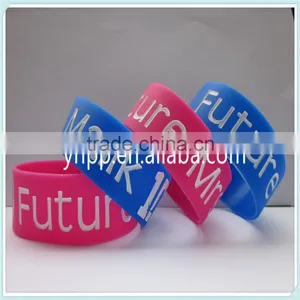 Cheap Custom Logo Advertising Silicone Wristband for Promotional Gift thumbnail-1