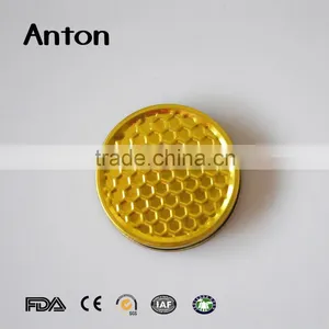 Custom Metal Engracing Tin Honey Bottle Cap thumbnail-1