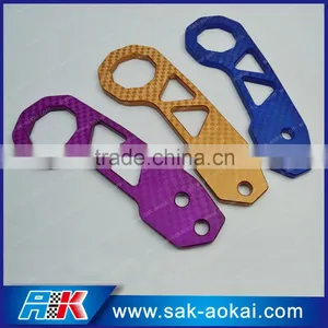 Rear Tow Hook Anodized Billet Cnc Aluminum Universal thumbnail-2