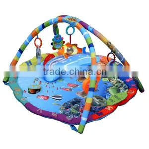 NEW Baby Musical Activity Baby Play Mat, Play Gym Mat Ocean Sealife Design thumbnail-1