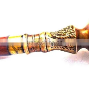 VINTAGE ANTIQUE FINISHING DESIGNER HANDLE WALKING CANES-STUNNING DESIGN WALKING CANES- Wk1173 thumbnail-2