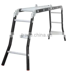 Aluminium Tool Stool Workplatform Household Multipurpose Step Combination Extension Ladder With EN131 Foldingladder XP-E315 thumbnail-5