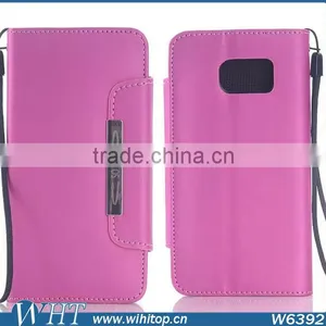 Scrub Hand Wallet Leather Case With Card Slot For Samsung Galaxy S6 thumbnail-2