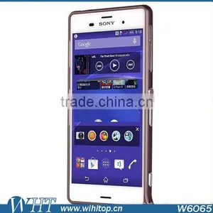 New Arrival Aluminum Bumper Case For Sony Xperia Z3, No Screw Frame Bumper For Xperia Z3 thumbnail-2