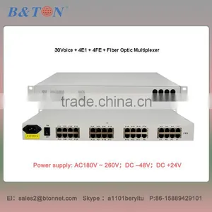 30Voice + 4E1 + 4FE Fiber Optic Multiplexer thumbnail-1
