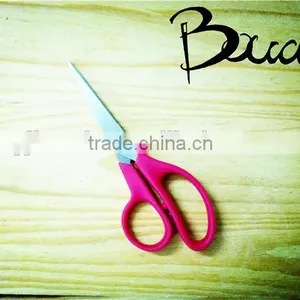 5" Stationery Stainless Steel Student Scissors With Plastic Handle BD-S1644 thumbnail-1