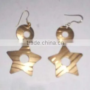 Fashion Earring , Brass Earring, Handmade Earing thumbnail-1