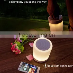 Unique Home Decoration Led Lamp Speaker Bluetooth With 3 Level Brightness Touch Control Design and Retail Box Package thumbnail-4
