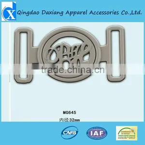 Double Anti Silver With Custom Logo Metal Buckles thumbnail-1