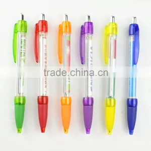 Wholesales Feature Press Logo Print Plastic Banner Ballpoint Pen thumbnail-1