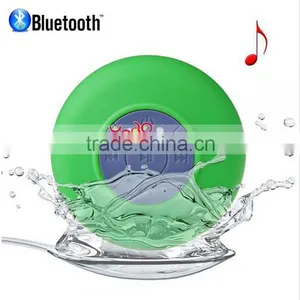 Waterproof Mini Bluetooth Speaker With Suction Cup Rose Red thumbnail-3