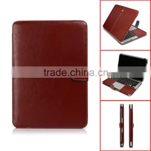 Leather Laptop Sleeve Bag Case Cover For Macbook Air Pro Retina 11/13/15" thumbnail-6