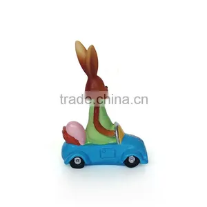 Wholesale Easter Rabbit Resin Easter Rabbit Figurine thumbnail-3