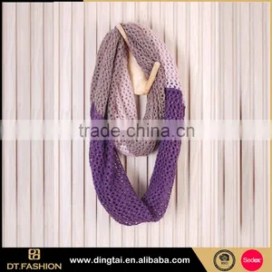 2016 Warm Scarves Mixed Color Knitted Scarf thumbnail-6