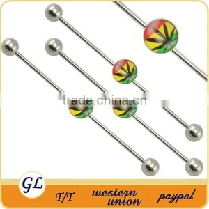 BA01075 Cool Industrial Body Piercing , Stainless Steel Industrial Barbell thumbnail-5