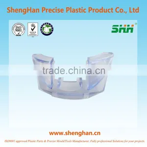 2016 Plastic Injection Molded Design Blue Transparent Plastic Parts thumbnail-1