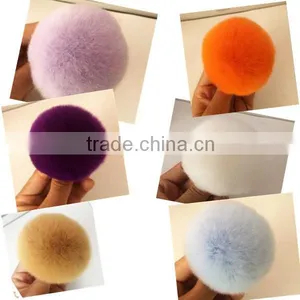 Pompon Gift Wholesale Key Ring 8cm Fur Ball Keychain thumbnail-1