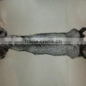 Top Quality Natural Color Fox Fur Silver Fox Fur Skin thumbnail-4