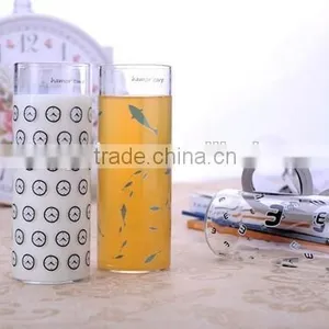 Round Thin Glass Juice Cup Clear Tea Coffee Cup thumbnail-6