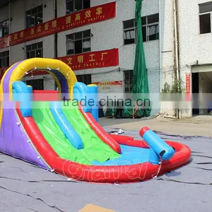Backyard Inflatable Bouncer Water Slide With Pool thumbnail-3