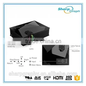 2016 China UNIC Miracast Full HD LED Wifi Projector UC46 Mobile Phone Home Theater Projectors thumbnail-5