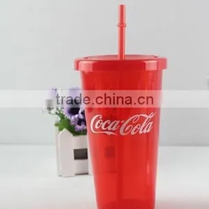 Eco-friendly 24OZ Plastic Juice Tumbler With Straw thumbnail-1