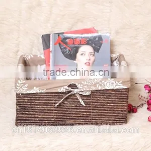 Gift Toy Storage Basket Made of Natural Maize Rope Various Color Set Of3 thumbnail-2