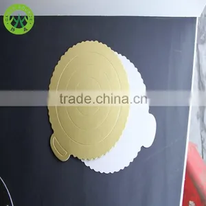 12mm Thickness Round Gold Foil Cake Board for Wholesale and Retail Trade thumbnail-3