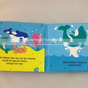 Eco-friendly Plastic Baby Bath Book, Plastic Flatable Book thumbnail-3