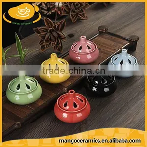 Cheap Wholesale Mini Size Ceramic Porcelain Aroma Oil Burner thumbnail-1