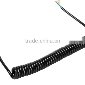 U.K.plug BSI Power Cords With Fuse 3A/5A/13A BS Plugs With Curly Cable H05VV-F 3G thumbnail-1