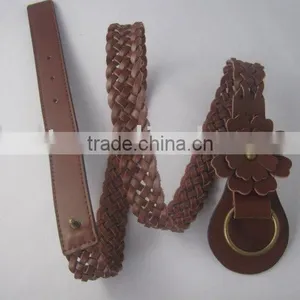 Knitted Belt With Flower thumbnail-1