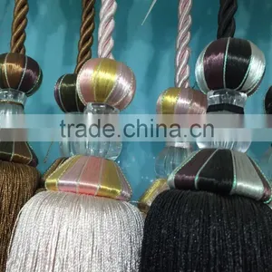 China Supplier Beaded Ball Polyester Tassel Manufacturer thumbnail-2