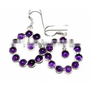 Crystal Earrings Sterling Silver Jewelry thumbnail-1