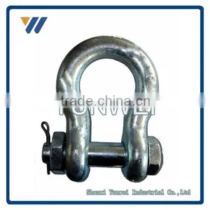Us Type Drop Forged Screw Pin Bow Shackle thumbnail-3