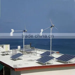 off Grid 5kw Solar Wind Hybrid Power System 2kw Wind Turbine and 3kw Solar Panel Generator System thumbnail-1
