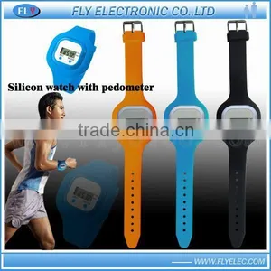 Silicone Pedometer Watch thumbnail-1
