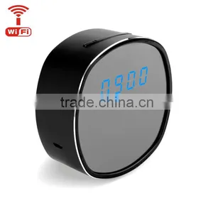 2016 New Mini Hidden HD WIFI CLOCK Camera thumbnail-1