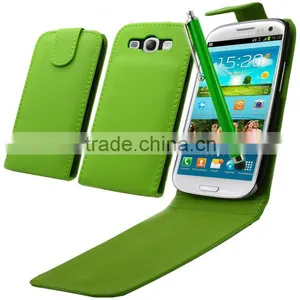 Leather Flip Case for Samsung Galaxy S3 I9300 thumbnail-1
