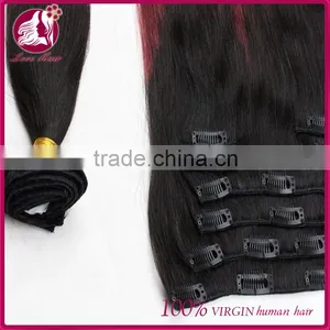 Top Quality Clip in Human Hair Extensions Hot Clip in Human Hair Extension Virgin Clip in Hair Extensions for Women thumbnail-5