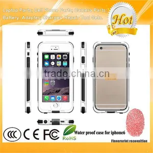 5.5 Inch Mobile Phone Case for IPhone 6 6S 6 Plus Waterproof Case Shockproof With Touched Fingerprint Recognition thumbnail-1