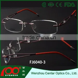 Hot Sell Delicate Multicolor Acetate Optical Frame Glasses , Titanium Eyewear Frames thumbnail-1