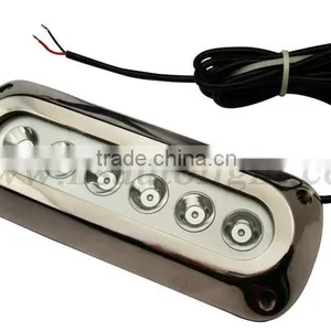 DC8-28V Multi Voltage 18W LED Boat Lights Waterproof IP68 Underwater Boat Light LED Yacht Light 5colors Fish Tanks Underwater Li thumbnail-2