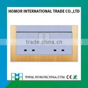Electrical Double Euro Type Switched Socket for Home Hotel thumbnail-1