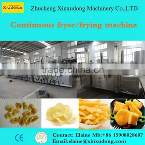 XDL-8500 Industrial Automatic Continuous Fryer/frying Machine With CE Certifcate thumbnail-1