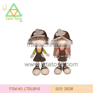Cute Plush Dolls Boy And Girl thumbnail-1