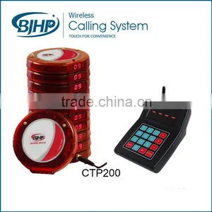 Wireless Transmitter and Receiver Vibrating Buzzer Pager for Restaurant /fast Food Court thumbnail-1